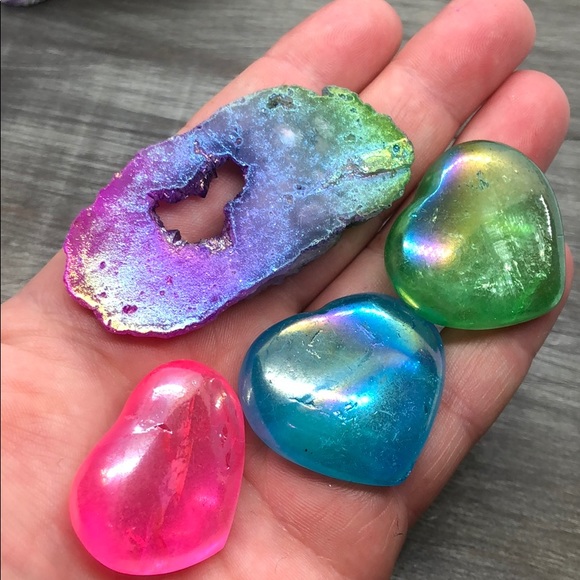 Color pop Rainbow angel aura quartz crystal kit - Picture 3 of 7